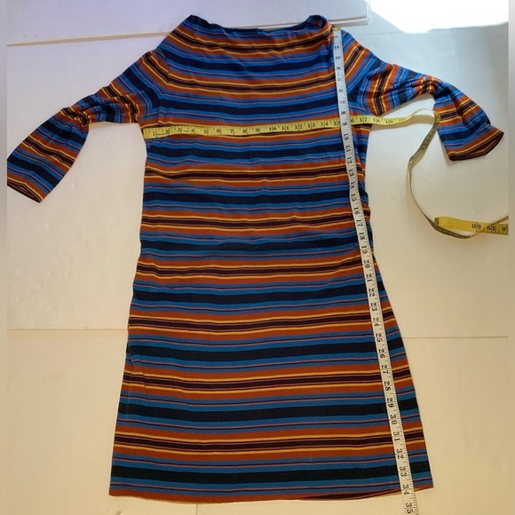 Patagonia medium striped cotton/tercel blend dress. Med. - Picture 6 of 8